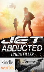 Picture of thriller suspense novella by client Lynda Filler of Mexico, JET ABDUCTED on Amazon